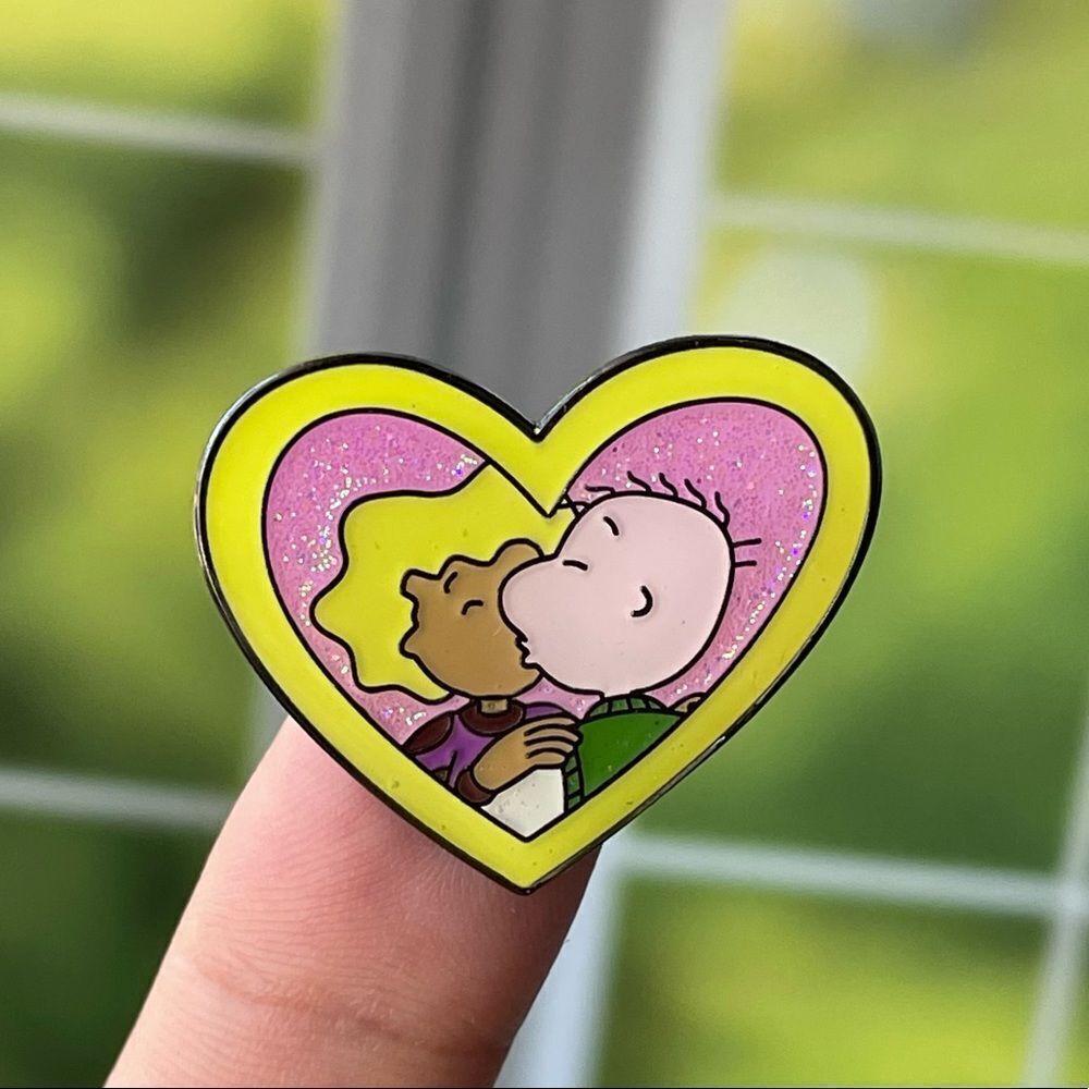 Doug & Patti Love Enamel Pin/ Brooch Lapel